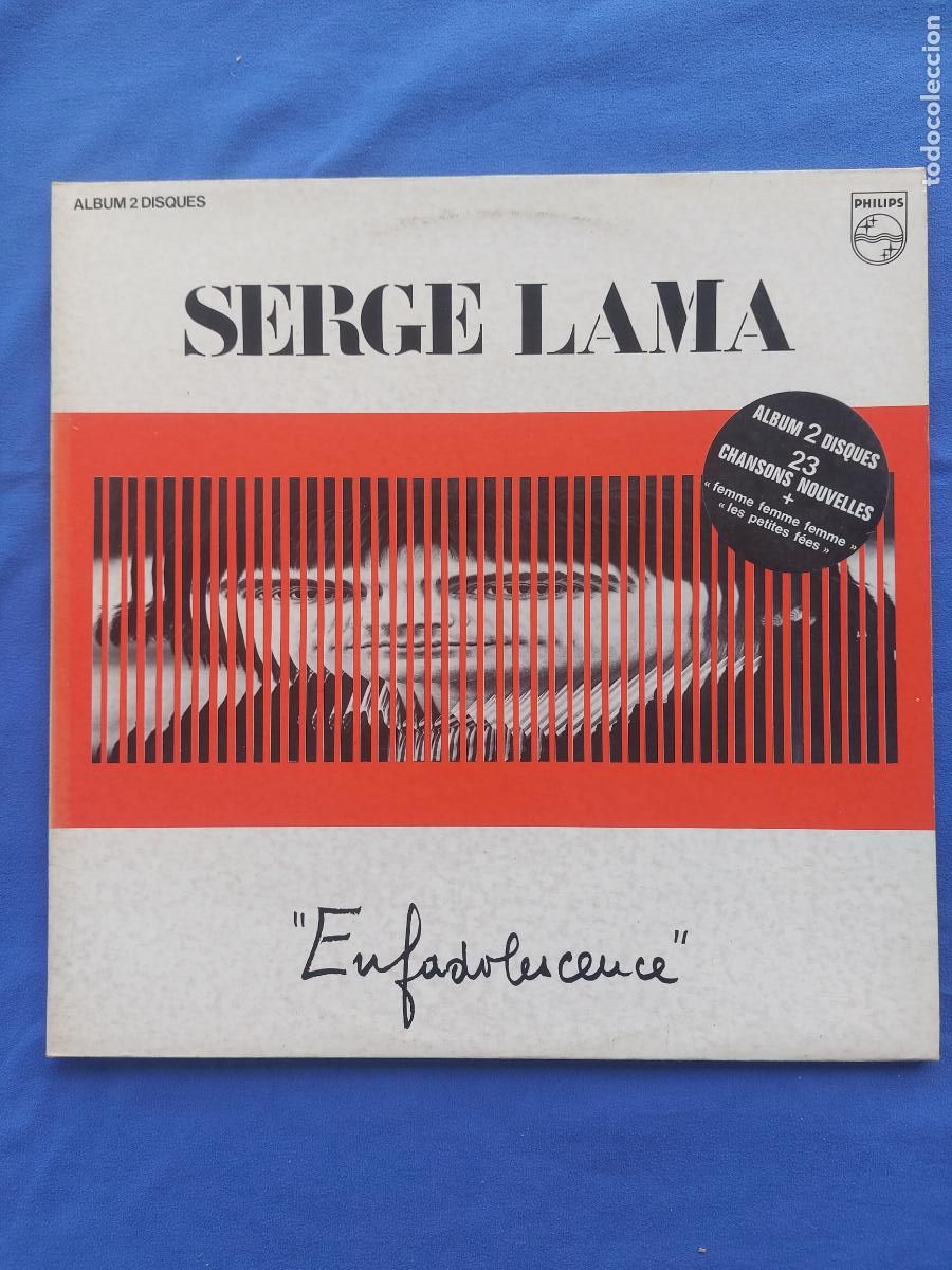 Discos de vinilo: SERGE LAMA - EUFADOLESCENCE - Foto 1