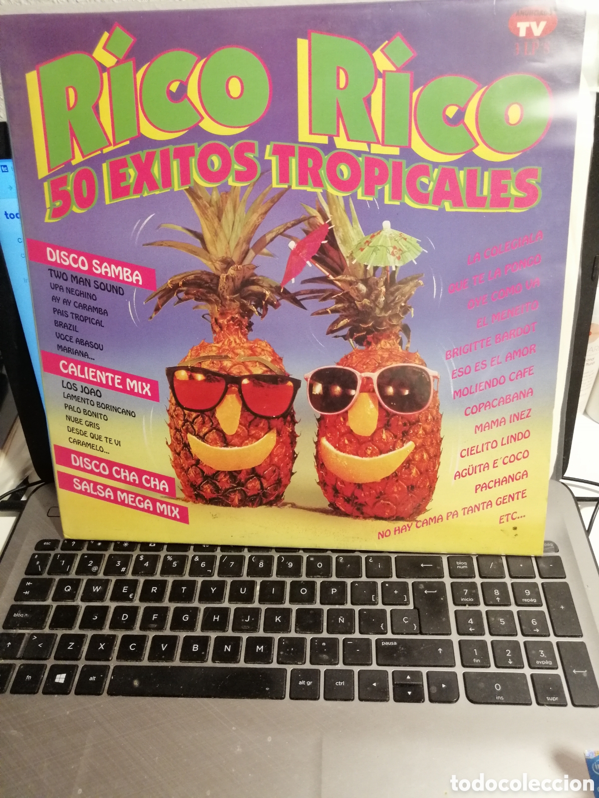 Discos de vinilo: Rico rico - 50 &eacute;xitos tropicales (Triple Lp) - Foto 1