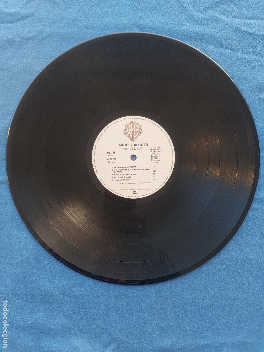 Discos de vinilo: MICHEL BERGER - BEAUS&Eacute;JOUR - Foto 3