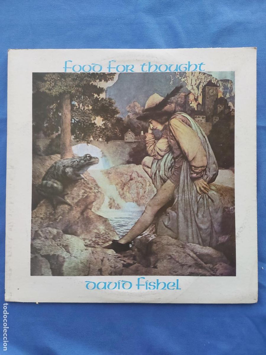 Discos de vinilo: DAVID FISHEL - FOOD FOR THOUGHT - Foto 1