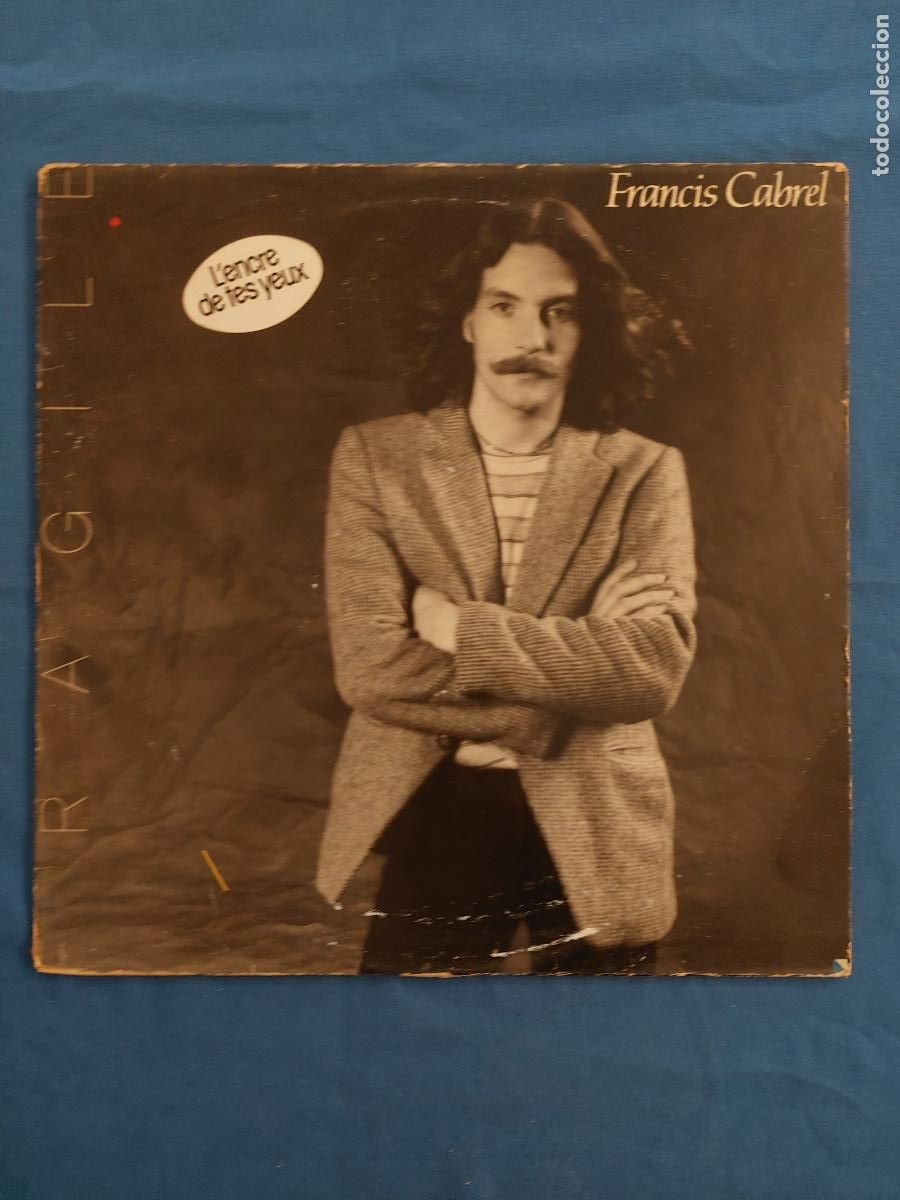 Discos de vinilo: FRANCIS CABREL - L&acute;ENCRE DE TES YEUX - Foto 1
