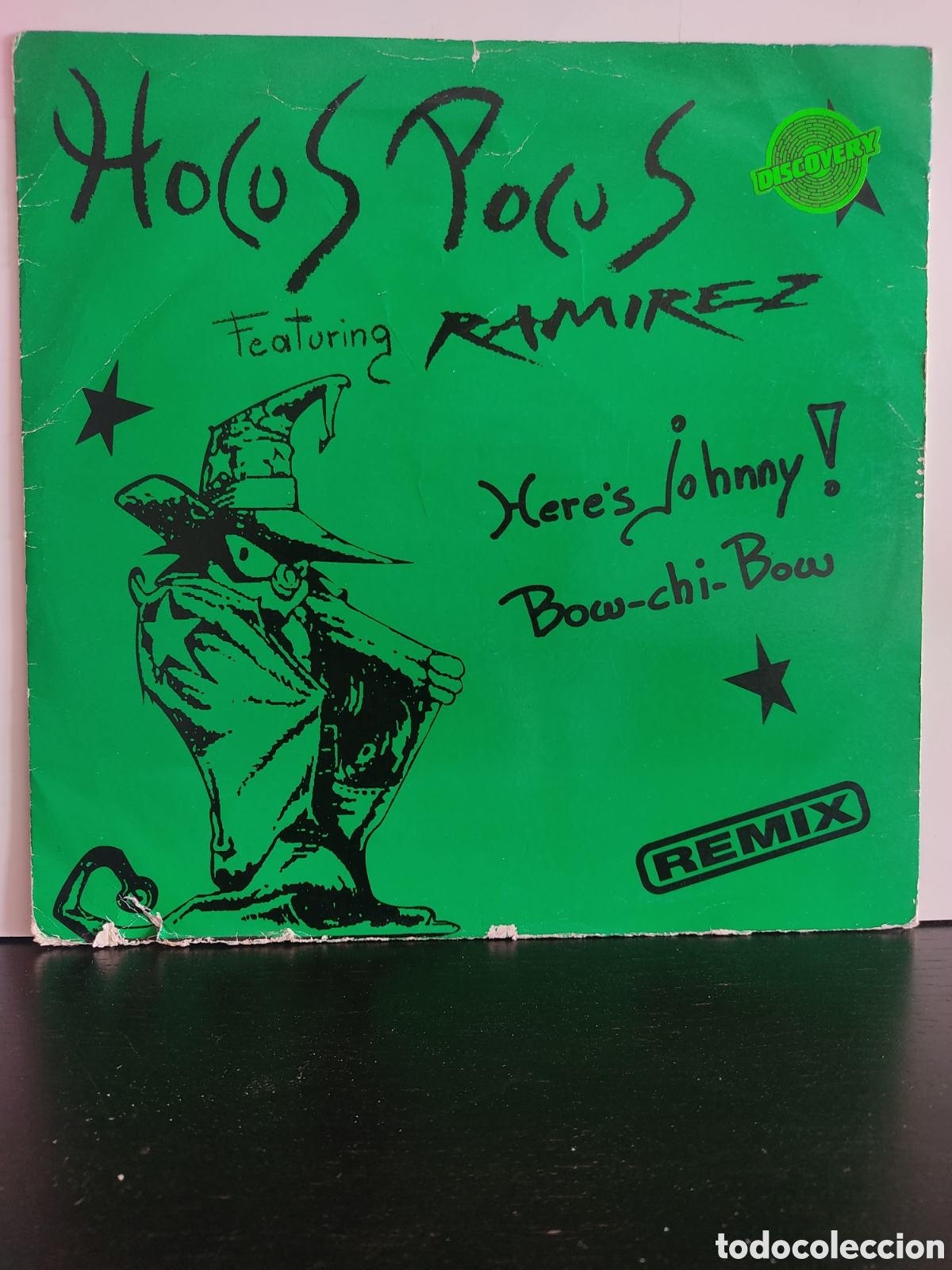 Discos de vinilo: Hocus Pocus Featuring Ramirez &lrm;&ndash; Heres Johnny ! / Bow-Chi-Bow (Remix) - Foto 1