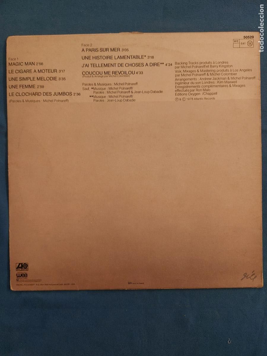 Discos de vinilo: MICHEL POLNAREFF - COCOU - Foto 3