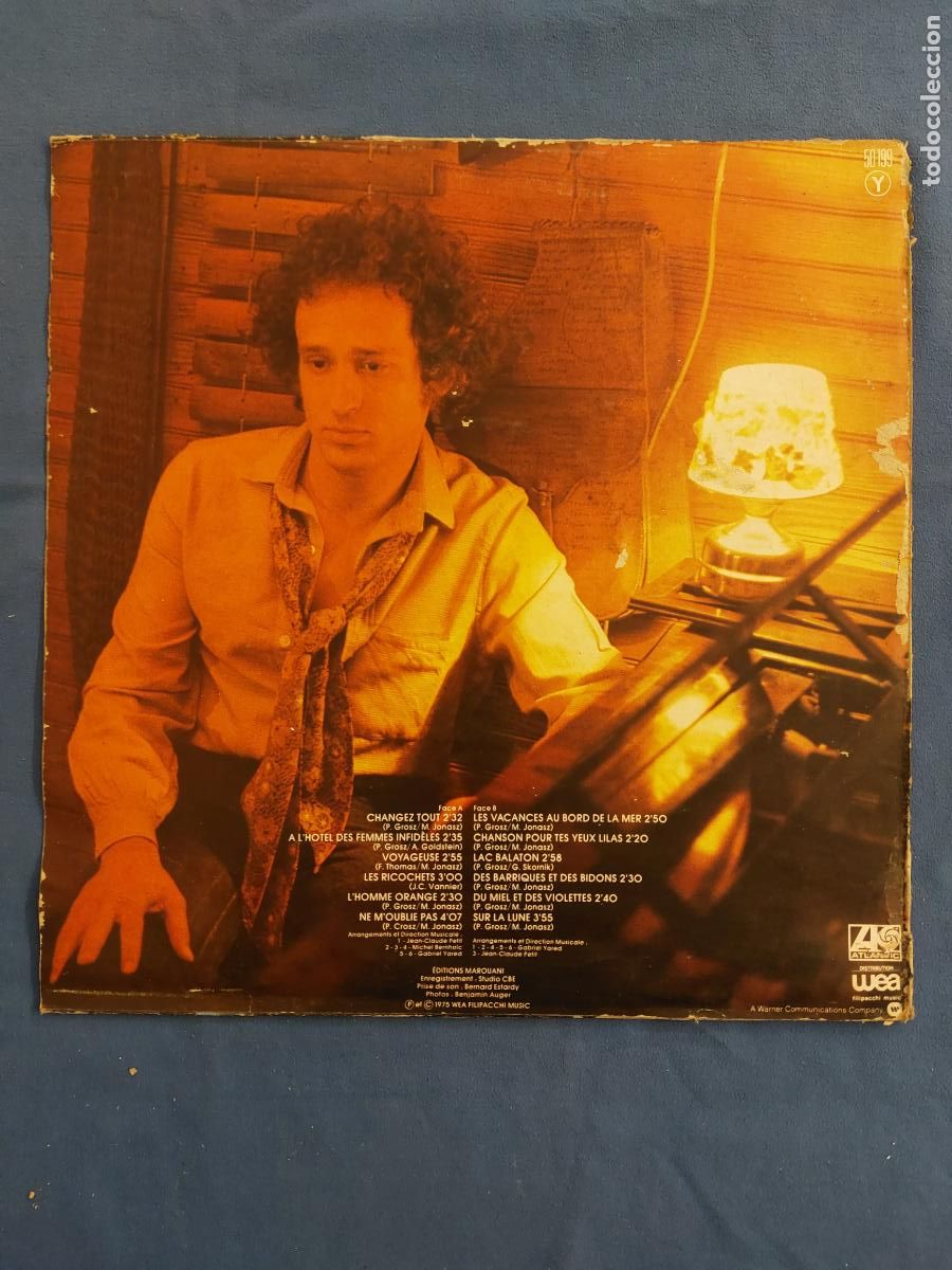 Discos de vinilo: MICHEL JONASZ - CHANGEZ TOUT - Foto 3