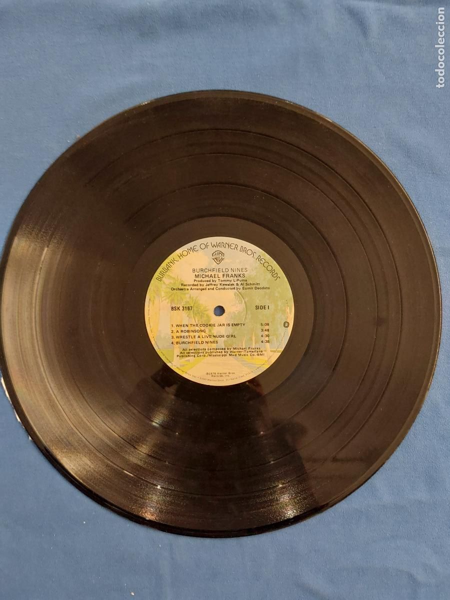 Discos de vinilo: MICNAEL FRANKS - BURCHFIELD NINES - Foto 2