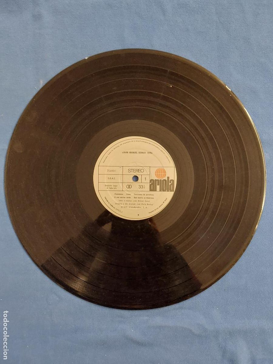 Discos de vinilo: JOAN MANUEL SERRAT - 1978 - Foto 3