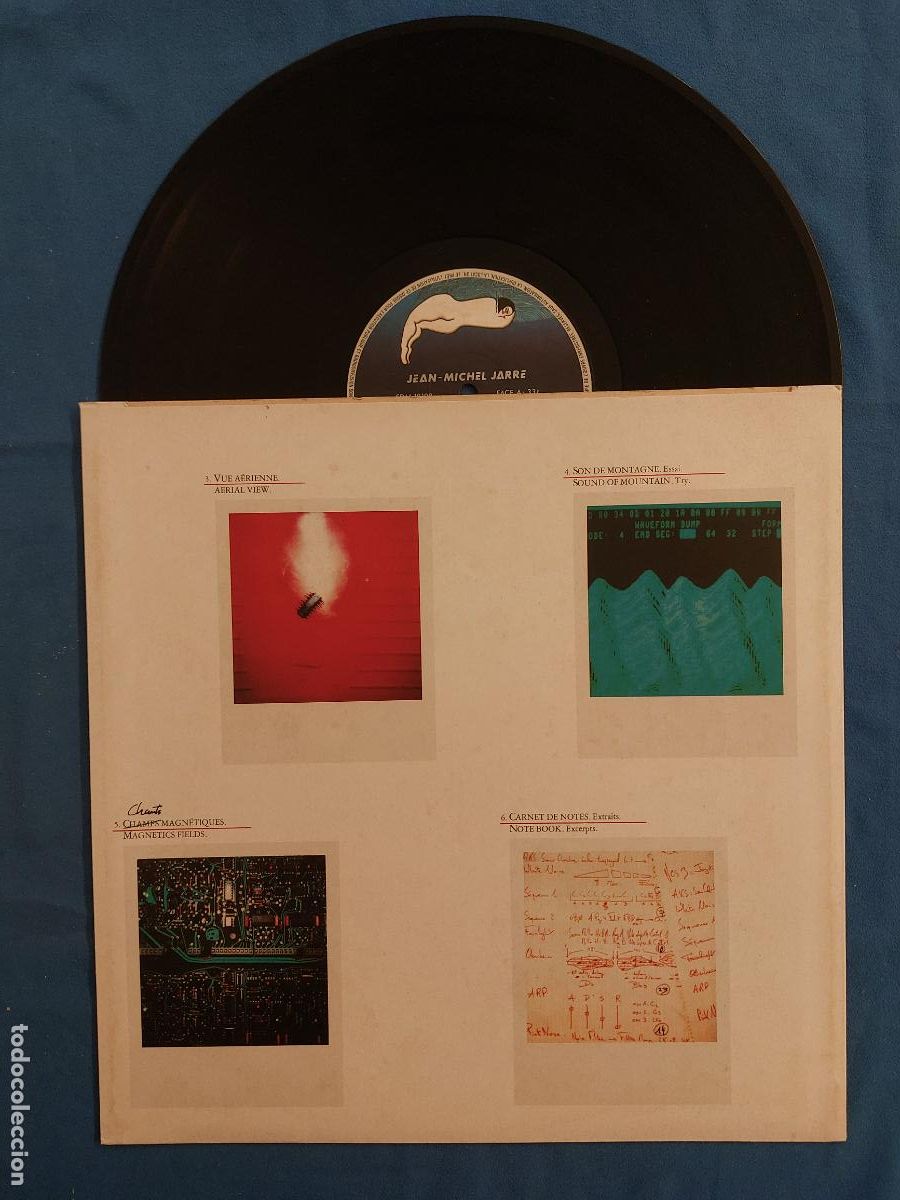 Discos de vinilo: JARRE - LES CHANTS MAGNETIQUES - Foto 3