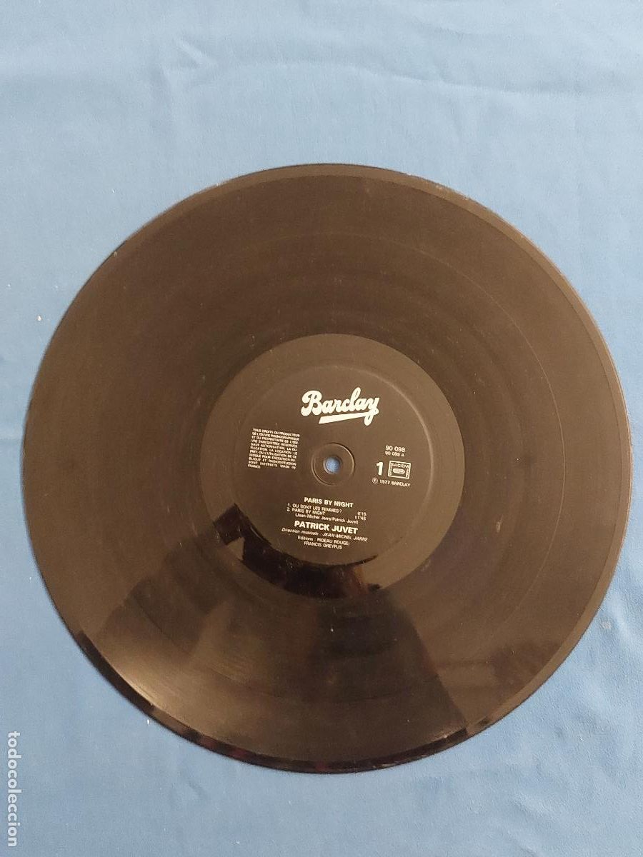 Discos de vinilo: PATRICK JUVET - PARIS BY NIGHT - Foto 2