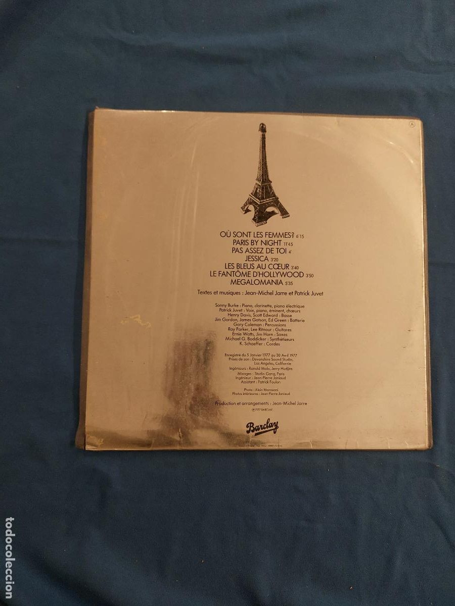 Discos de vinilo: PATRICK JUVET - PARIS BY NIGHT - Foto 3