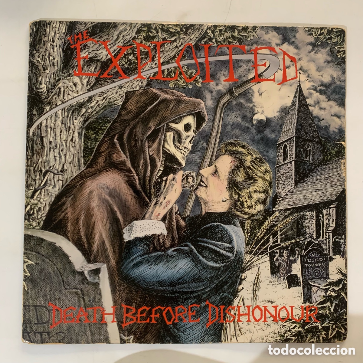 lp the exploited – death before dishonour edici - Compra venta en