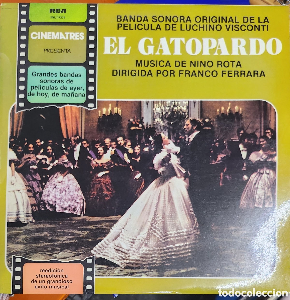 Discos de vinilo: El Gatopardo - BSO Nino Rota - Foto 1