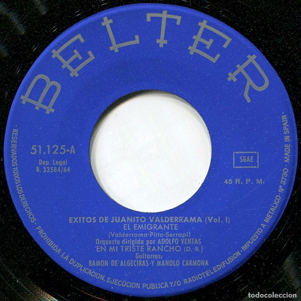 Discos de vinilo: Juanito Valderrama - &Eacute;xitos Vol. I - Foto 3