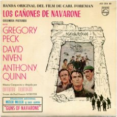 Discos de vinilo: DIMITTRI TIOMKIN - LOS CAÑONES DE NAVARONE - EP SPAIN 1961 - PHILIPS 435204BE