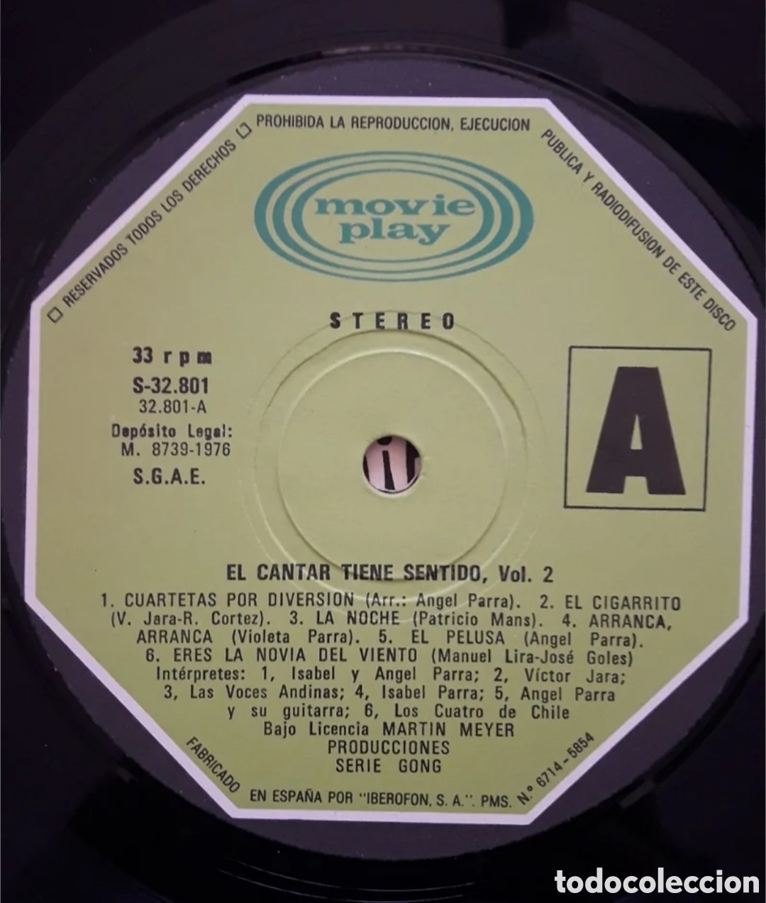 Discos de vinilo: Lp El Cantar Tiene Sentido Vol. 2 - Foto 3