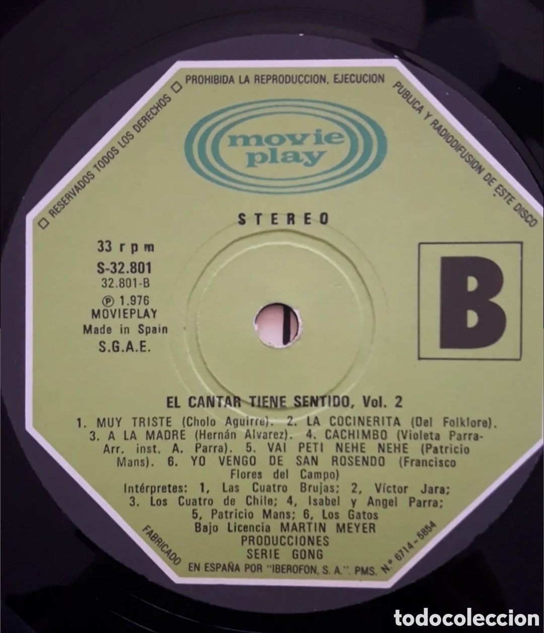 Discos de vinilo: Lp El Cantar Tiene Sentido Vol. 2 - Foto 4