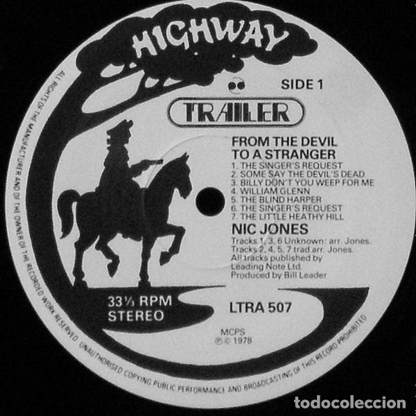 Discos de vinilo: Nic Jones - From The Devil To A Stranger - Foto 3