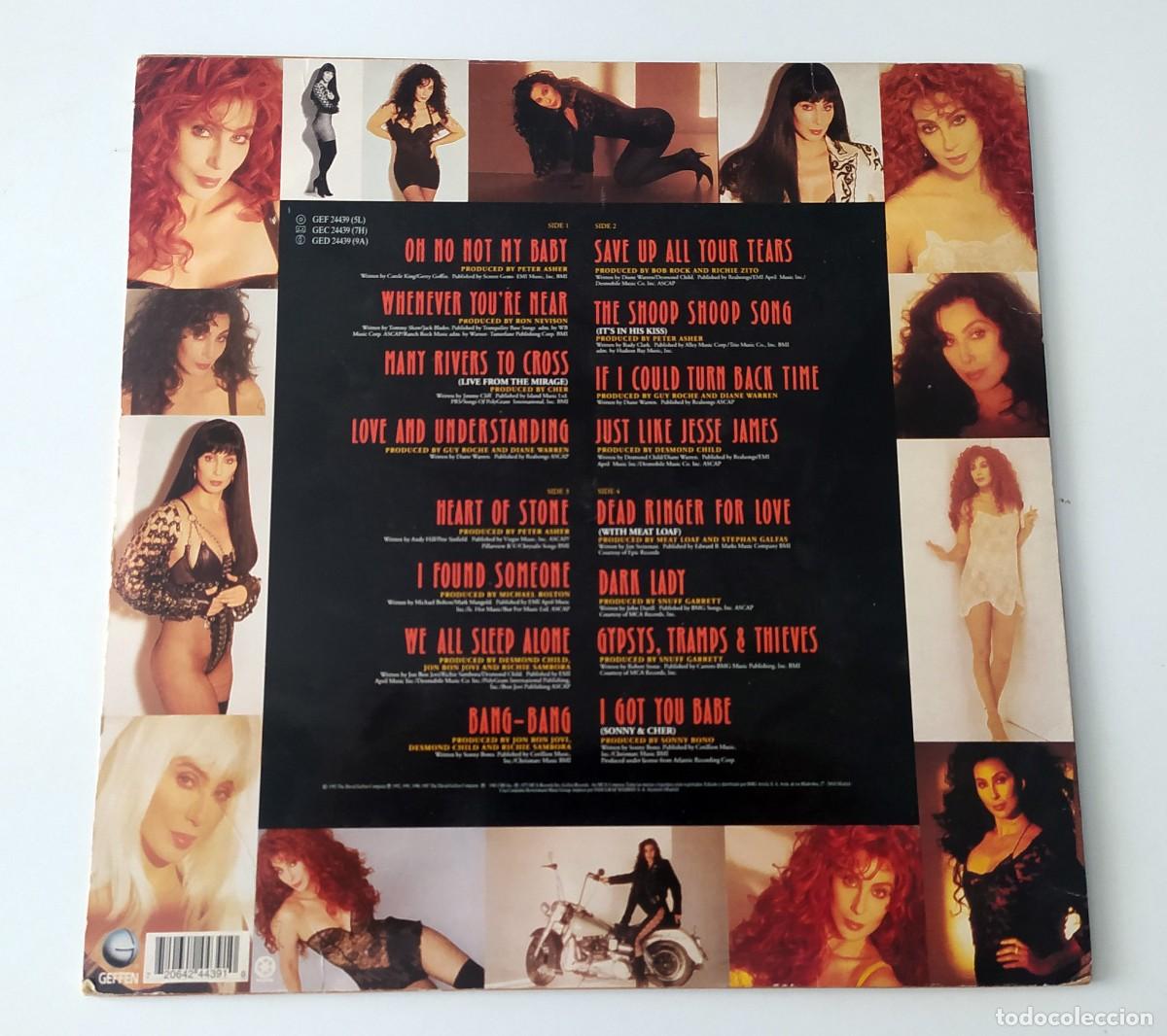 Discos de vinilo: LP CHER - GREATEST HITS 1965 - 1992 - Foto 2