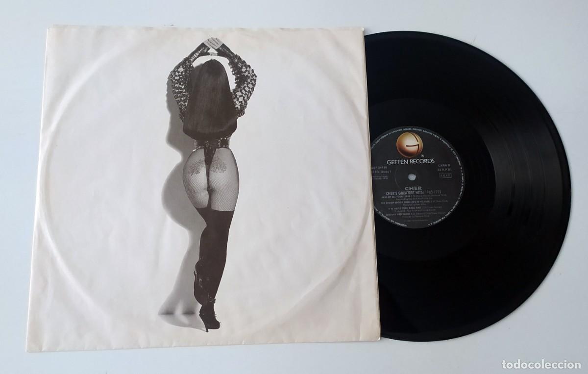 Discos de vinilo: LP CHER - GREATEST HITS 1965 - 1992 - Foto 4
