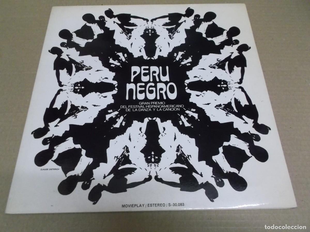 Vinyl records: PERU NEGRO (LP) GRAN PREMIO DEL FESTIVAL HISPANOAMERICANO DE LA DANZA A&Ntilde;O 1973 &ndash; PORTADA ABIERTA