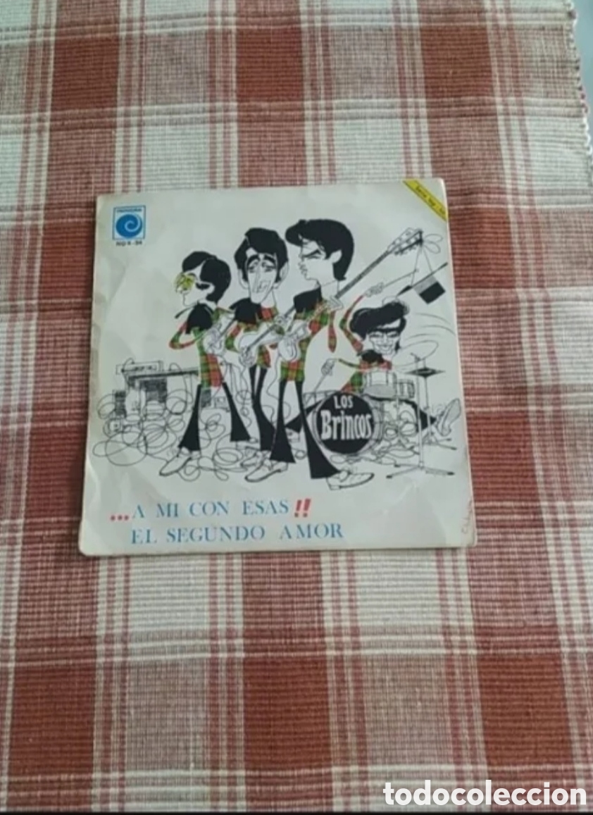 Discos de vinilo: Single Los Brincos. A mi con esas/ el segundo amor - Foto 2