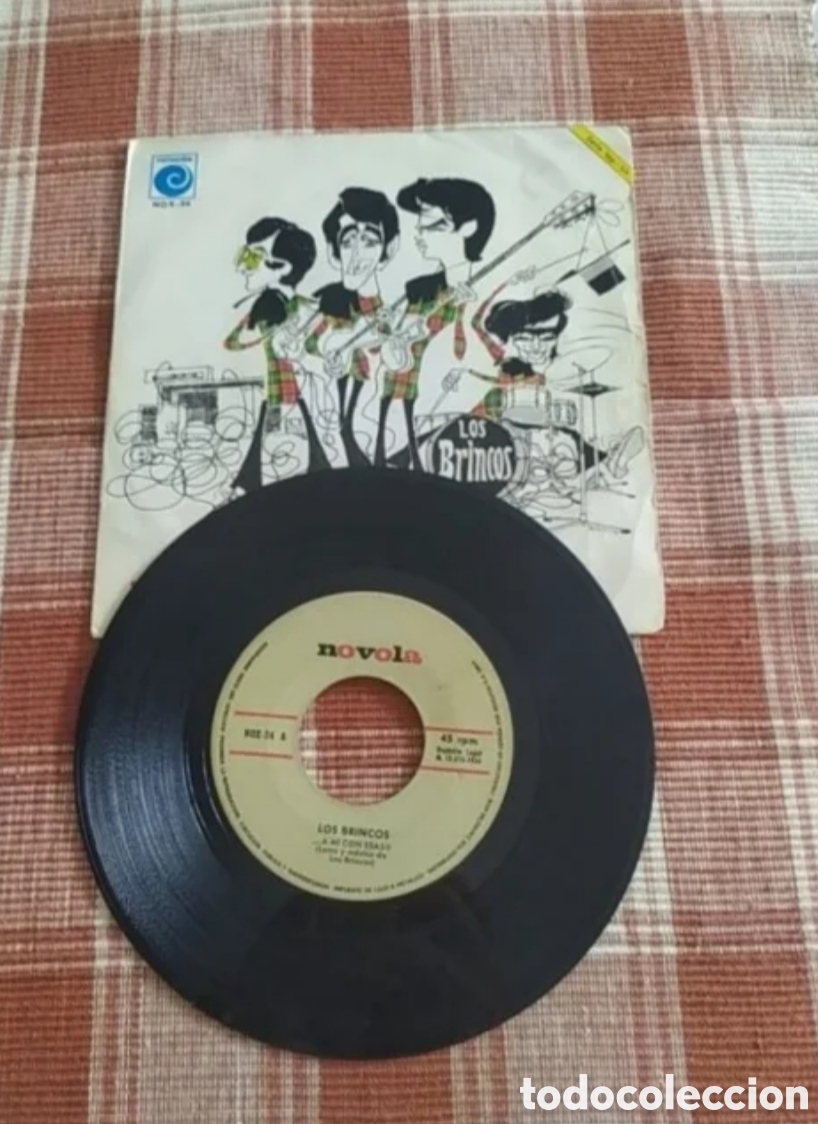 Discos de vinilo: Single Los Brincos. A mi con esas/ el segundo amor - Foto 3