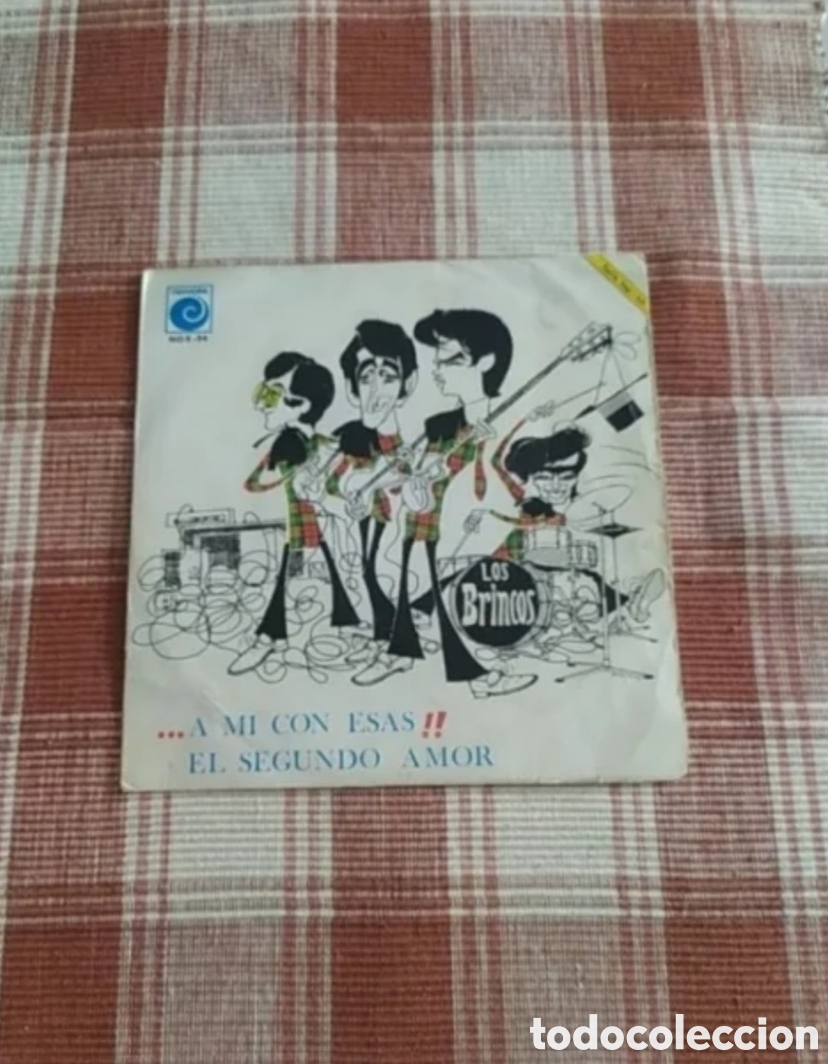 Discos de vinilo: Single Los Brincos. A mi con esas/ el segundo amor - Foto 1