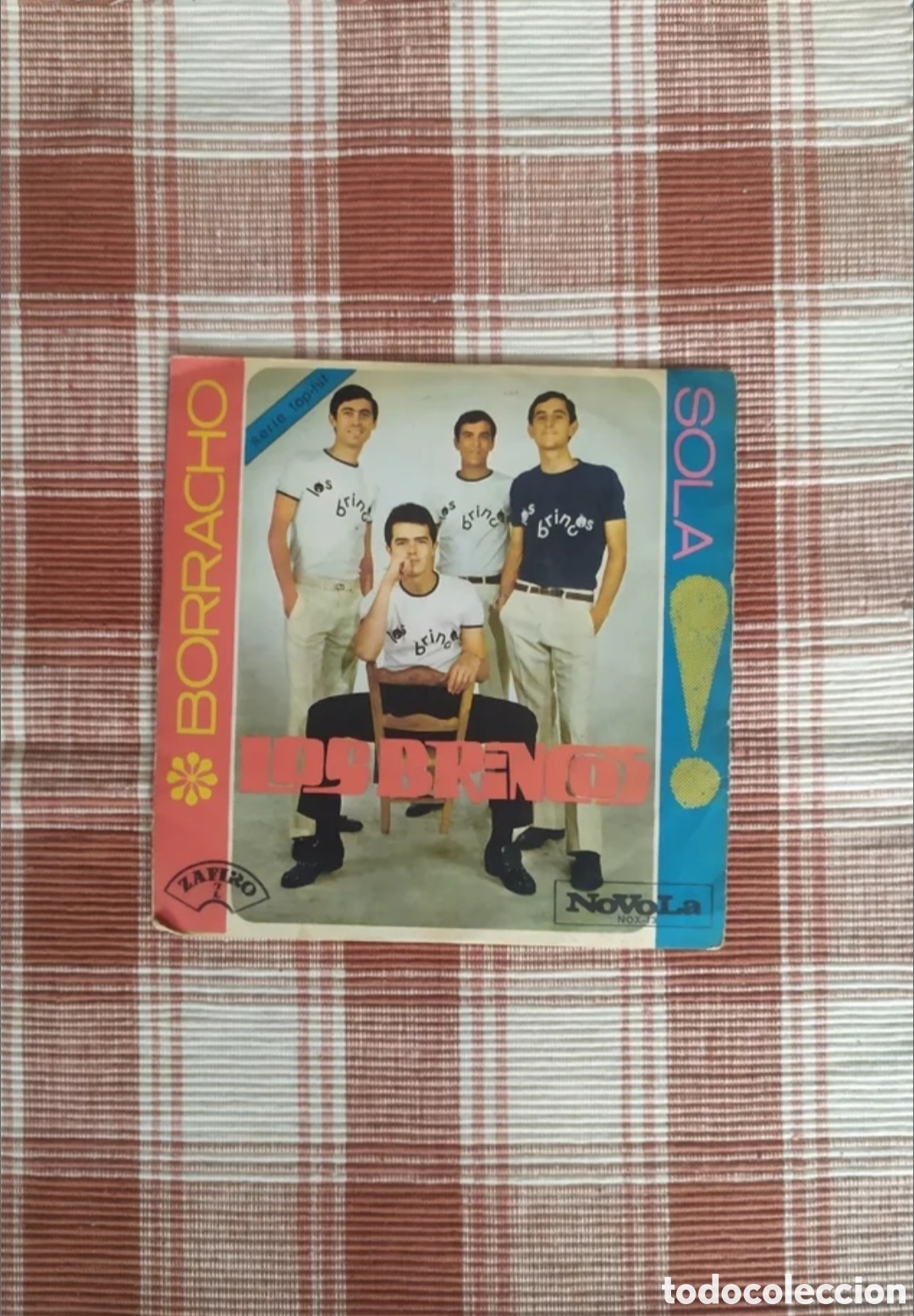 Discos de vinilo: Single Los Brincos. Borracho / Sola - Foto 1