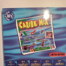 Discos de vinilo: CARIBE MIX LIMITED EDITION ONLY FOR DJ´S - 5 X 12” LP VINILO BOX MAX MUSIC 1996 LATIN PACHANGA