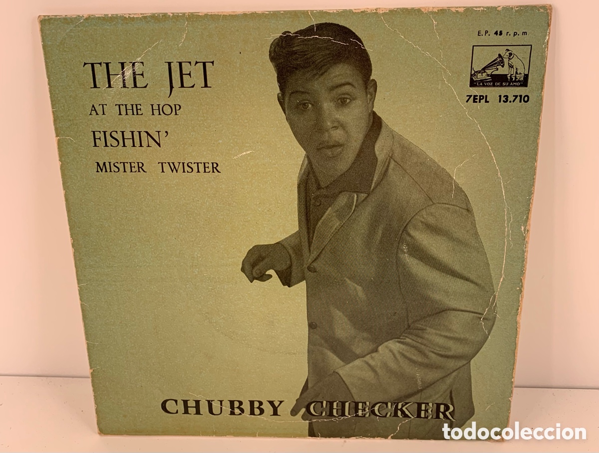 Discos de vinilo: 01_ CHUBBY CHECKER - THE JET - FISHIN - SINGLE - Foto 1