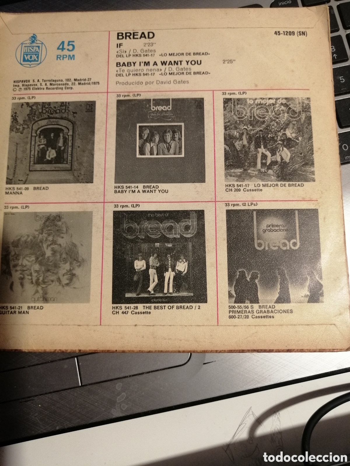 Discos de vinilo: Bread - If - Foto 2
