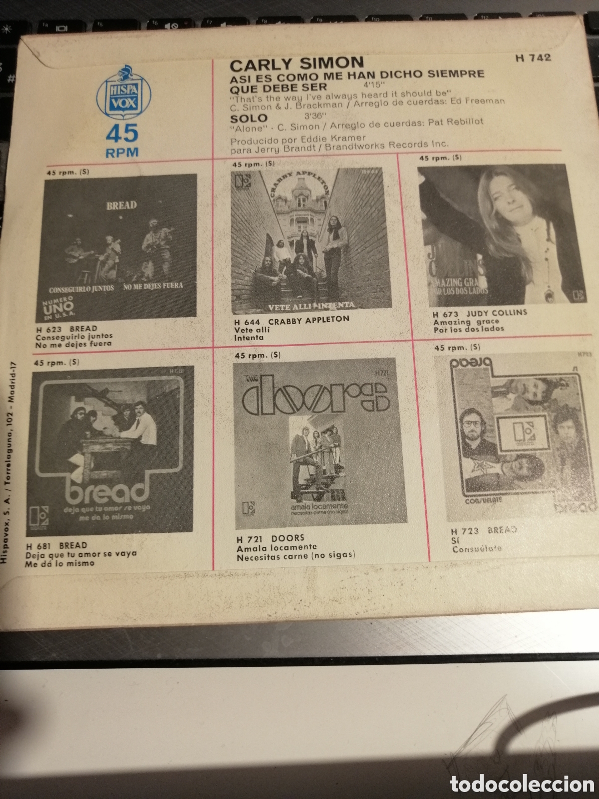 Discos de vinilo: Carly Simon - As&iacute; es como me han dicho siempre... - Foto 2