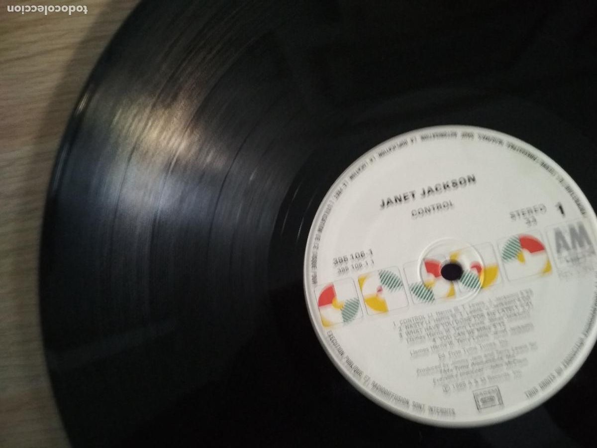 Discos de vinilo: Janet Jackson &lrm;&ndash; Control 1986 - Foto 3