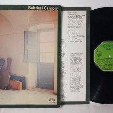 Discos de vinilo: RAMON MUNTANER / BALADES I CANÇONS / LP