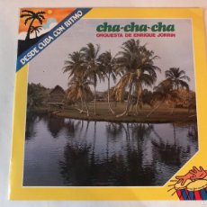 Discos de vinilo: DESDE CUBA CON RITMO / CHA CHA CHA / ORQUESTA DE ENRIQUE JORRIN / LP