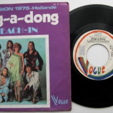 Discos de vinilo: TEACH-IN - DING-A-DONG (EUROVISION HOLANDA) - SINGLE VOGUE 1975 FRANCIA BPY