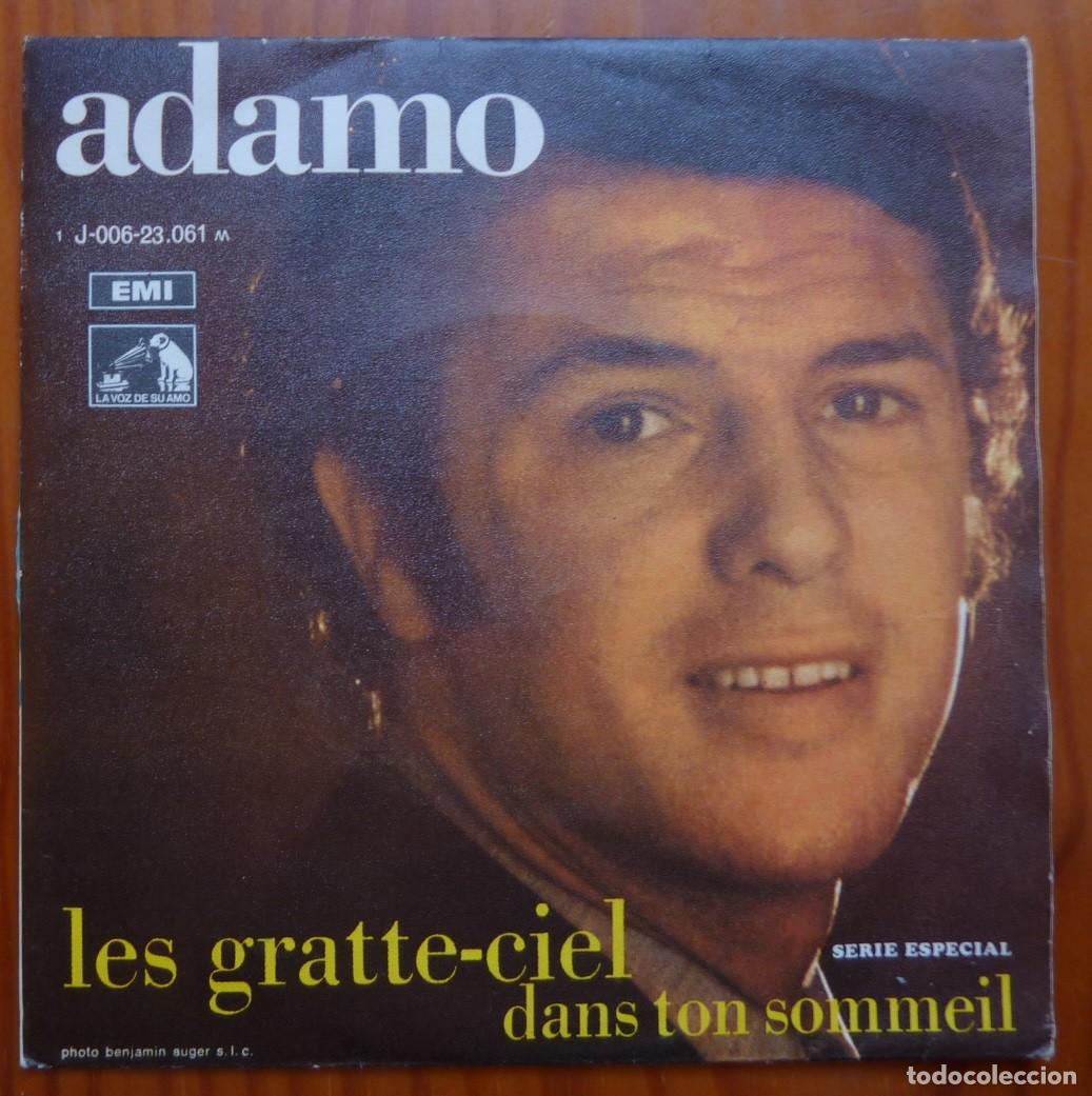 Discos de vinilo: ADAMO / LES GRATTE-CIEL / 1969 / SINGLE - Foto 1