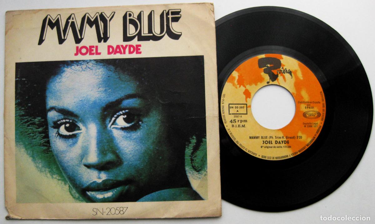 Discos de vinilo: Joel Dayde - Mammy Blue - Single Riviera 1971 BPY - Foto 1