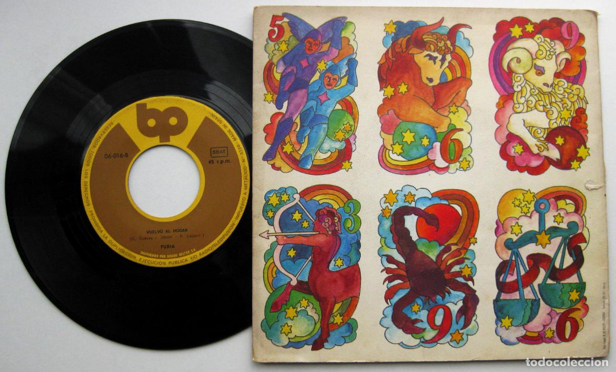 Discos de vinilo: Furia - Horoscopo - Single BP 1972 BPY - Foto 2