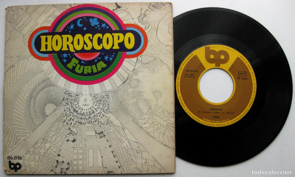 Discos de vinilo: Furia - Horoscopo - Single BP 1972 BPY - Foto 1