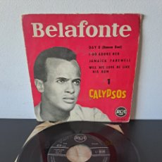 Discos de vinilo: BELAFONTE* – CALYPSOS 1 :RCA – 75.373FORMATO: VINILO, 7”, 45 RPM, EP, REISSUE PAÍS:FRANCE