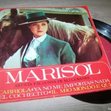 Dischi in vinile: MARISOL - EL COCHECITO - IL MIO MONDO E QUI - CABRIOLA, YA NO ME IMPORTAS NADA ,..EP - ZAFIRO...1965