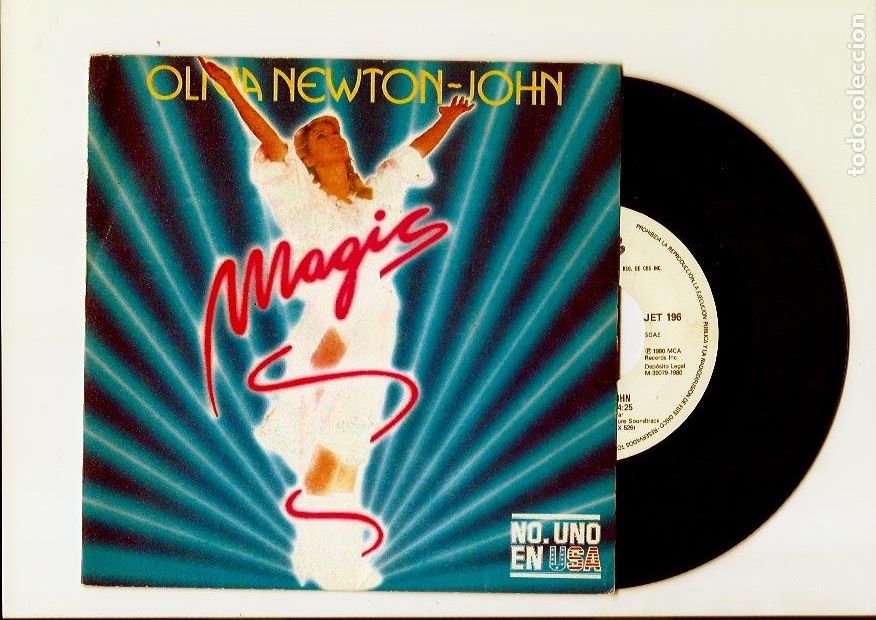 Discos de vinilo: OLIVIA NEWTON-JOHN. Magic (vinilo single 1980) - Foto 1