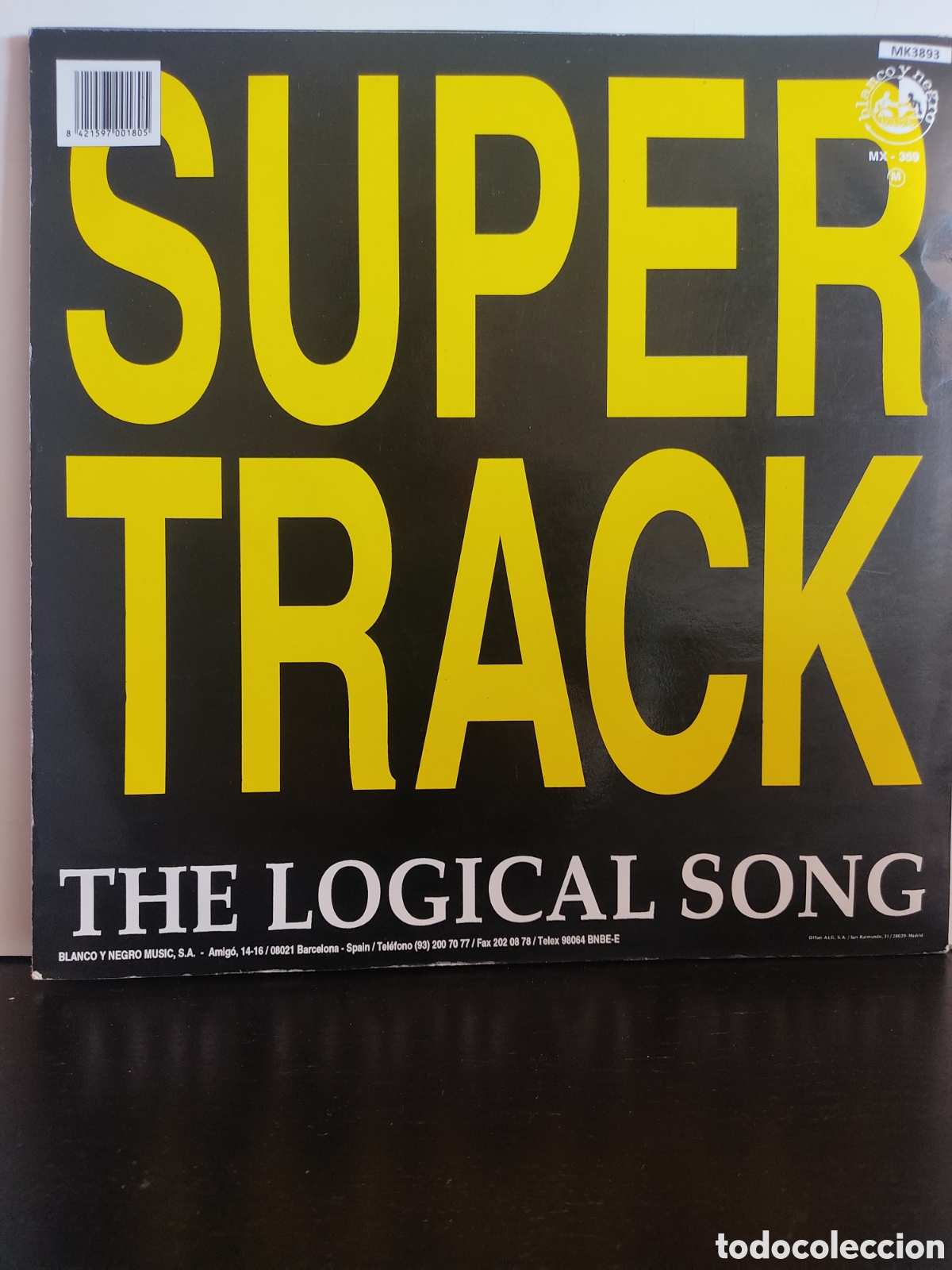 Discos de vinilo: Supertrack &lrm;&ndash; The Logical Song - Foto 2