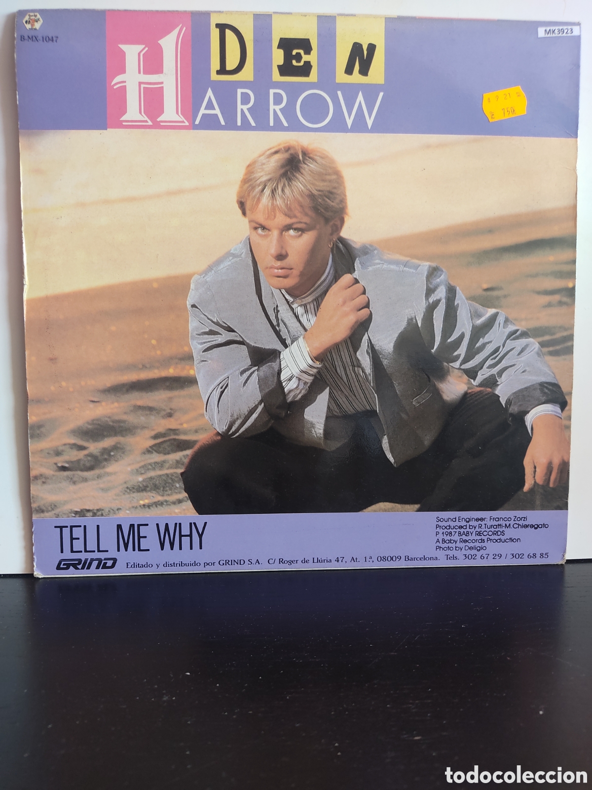 Discos de vinilo: Den Harrow &lrm;&ndash; Tell Me Why - Foto 2
