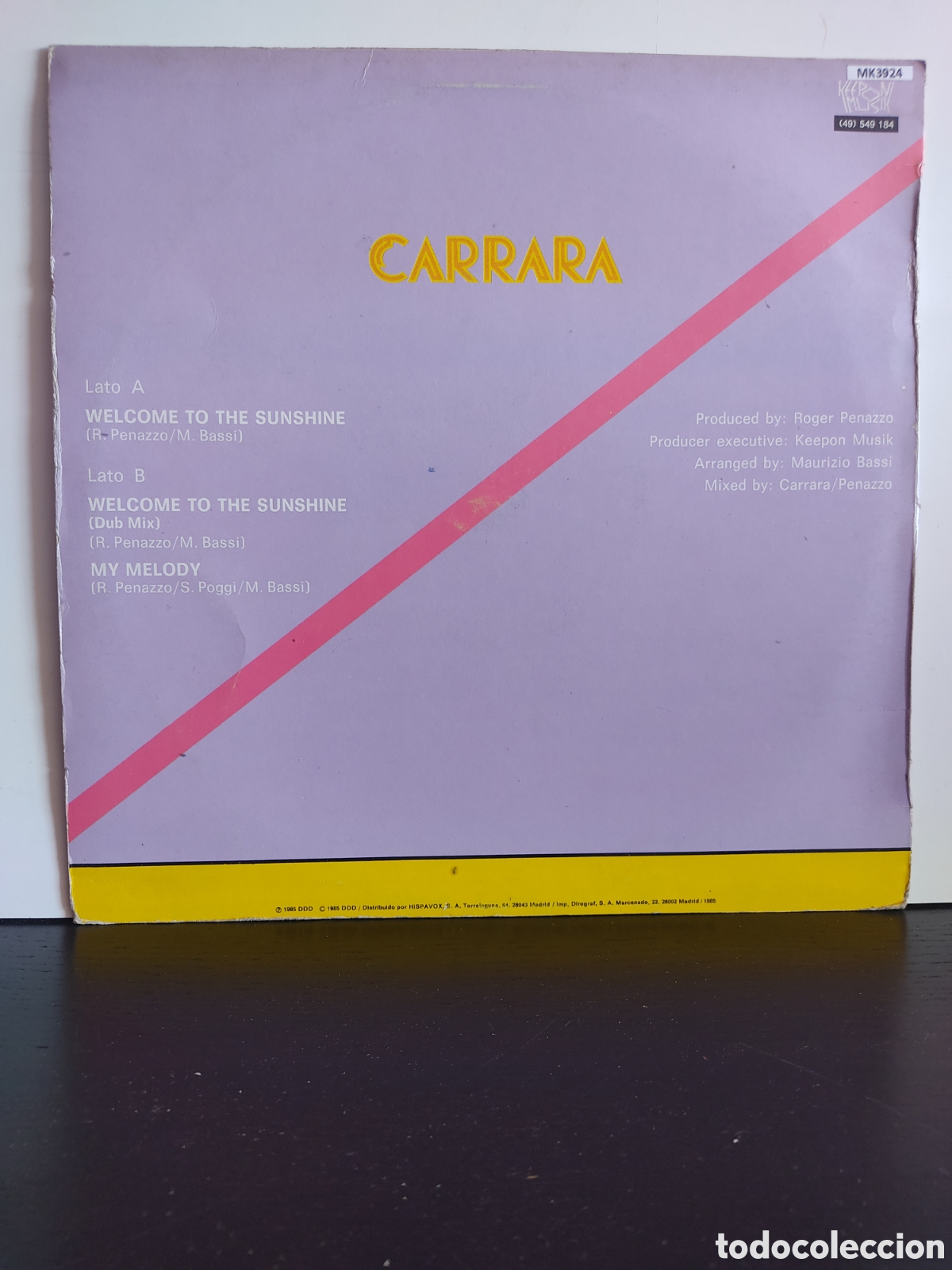 Discos de vinilo: Carrara &lrm;&ndash; Welcome To The Sunshine - Foto 2