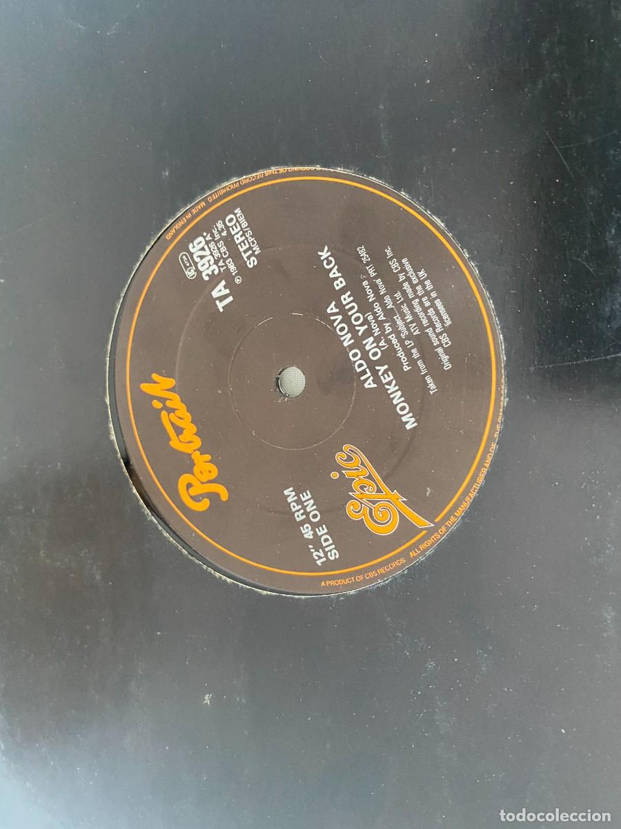 Discos de vinilo: 12 MAXI ALDO NOVA- MONKEY ON YOUR BACK - Foto 1