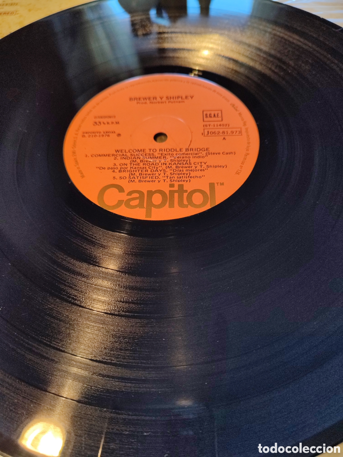 Discos de vinilo: Brewer & Shipley - Welcome to Riddle Bridge - Foto 3