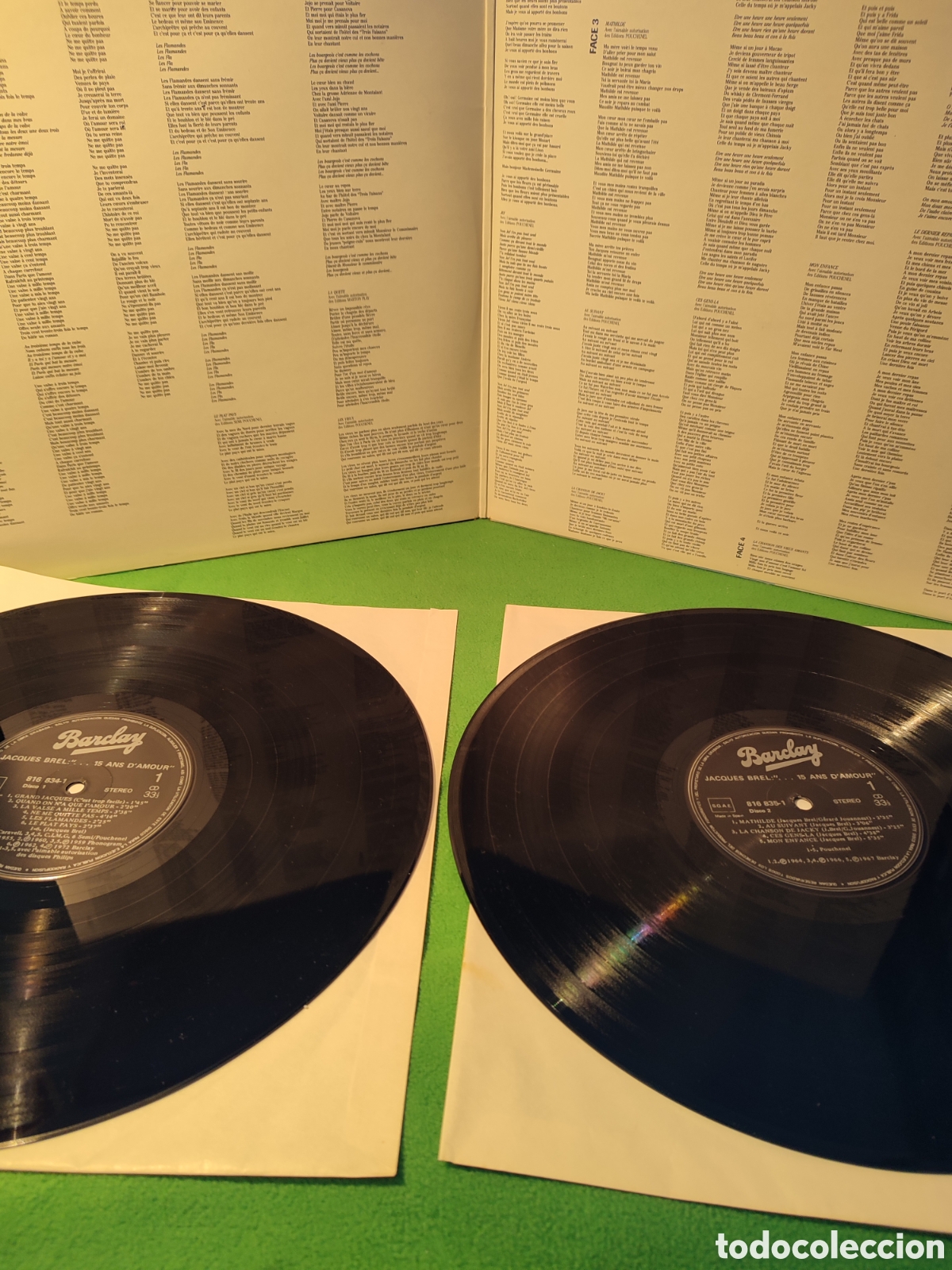 Discos de vinilo: Jacques Brel - Quinze ans d amour 2lps - Foto 2