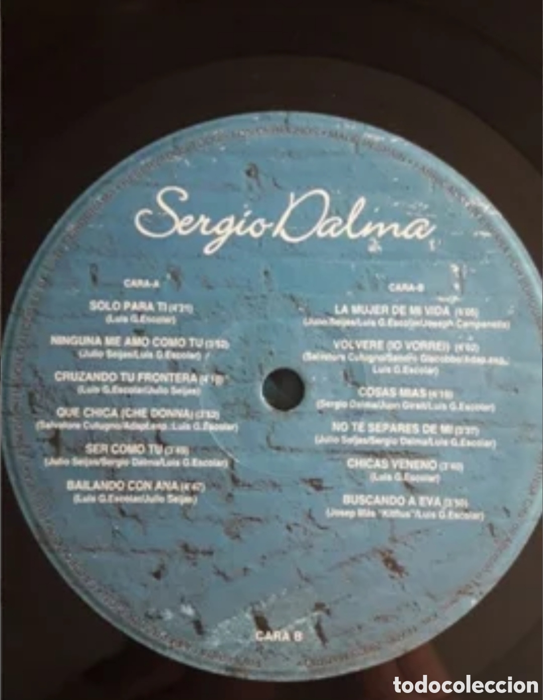 Discos de vinilo: Lp Sergio Dalma. S&oacute;lo para ti - Foto 4