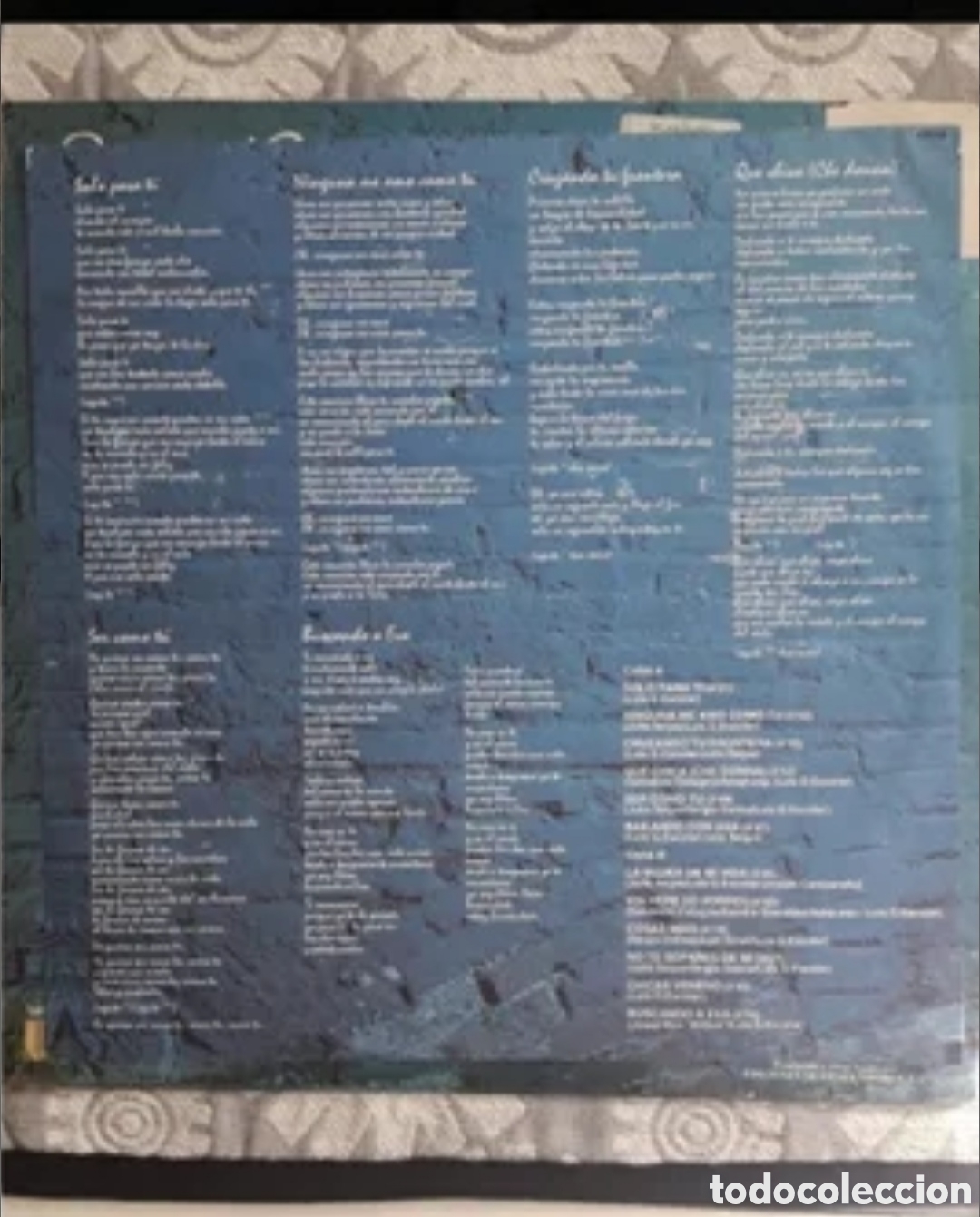 Discos de vinilo: Lp Sergio Dalma. S&oacute;lo para ti - Foto 5